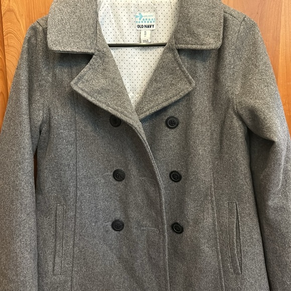 Classic Pea Coat, wool blend, Warm Winter Jacket - Picture 4 of 4